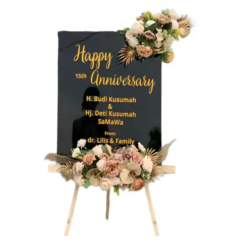 Papan Bunga Akrilik Temiyang