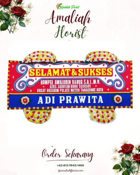 Papan Bunga Ucapan Selamat Temiyang